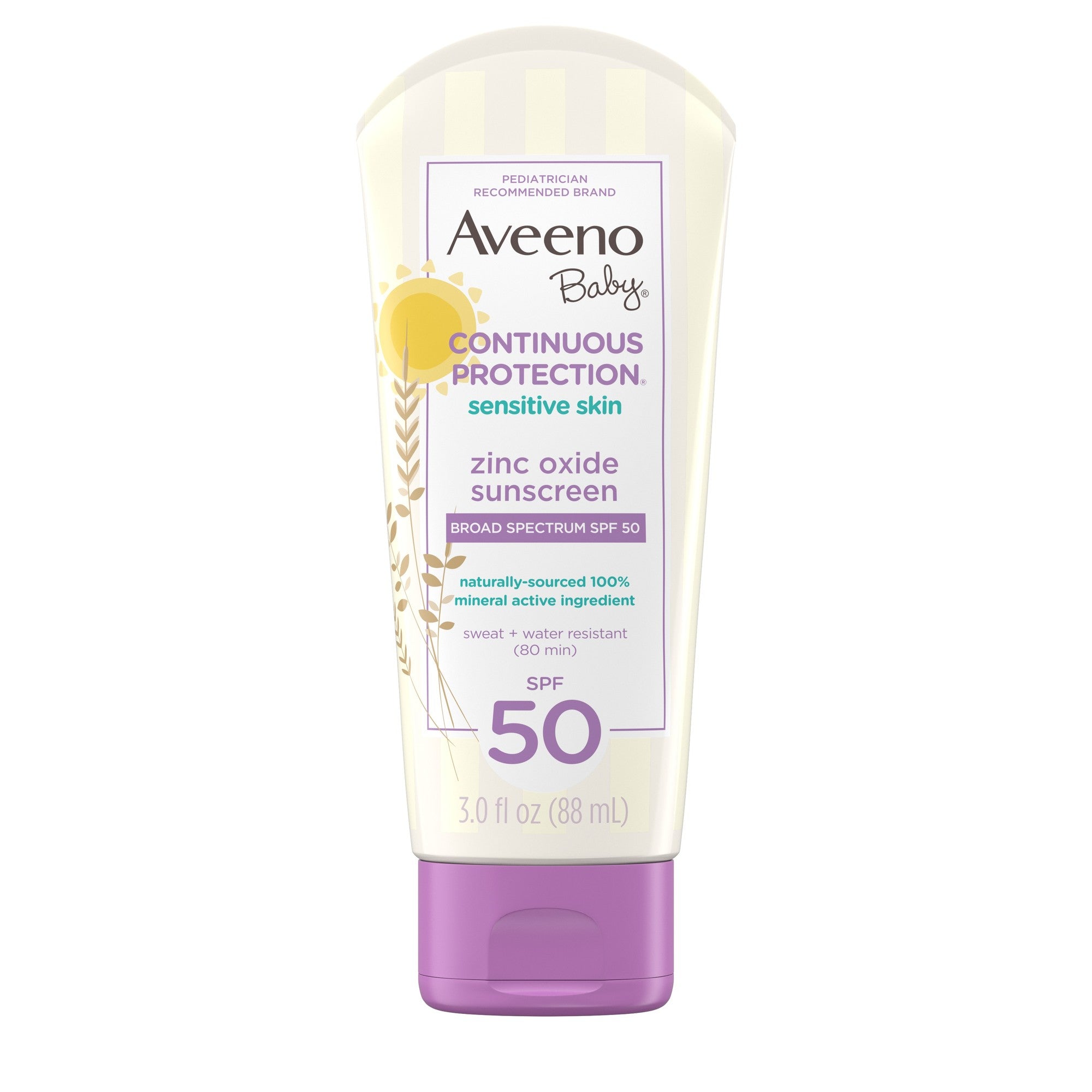 Aveeno Baby Natural Protection Lotion Sunscreen SPF 50 3 Oz by Aveeno - Bellso